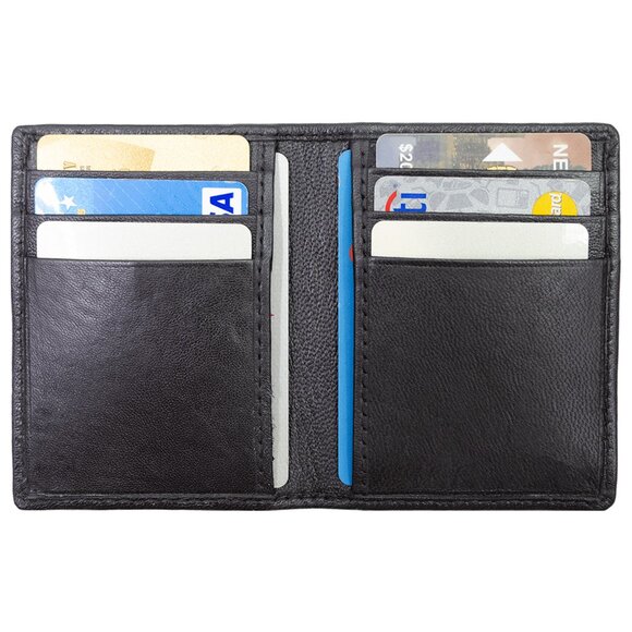 Mens Genuine Leather Credit Card Case With RFID Protected - Picture 2 of 5